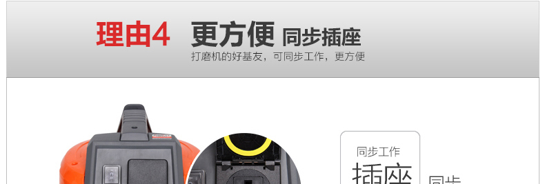 杰诺工业吸尘器宾馆强力商用大功率洗车场工厂仓库装修用干湿50L