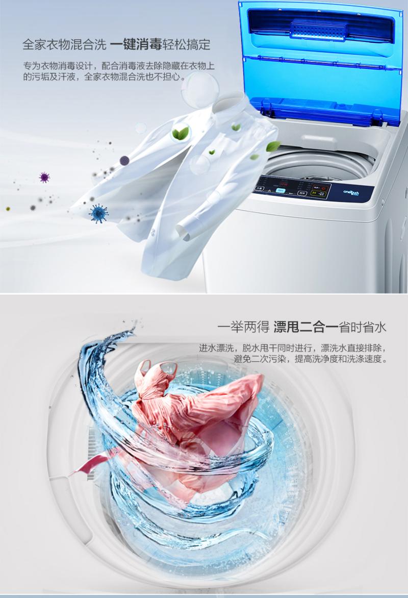 Haier/海尔 洗衣机 EB55M2W 5.5公斤 桶自洁 波轮洗衣机