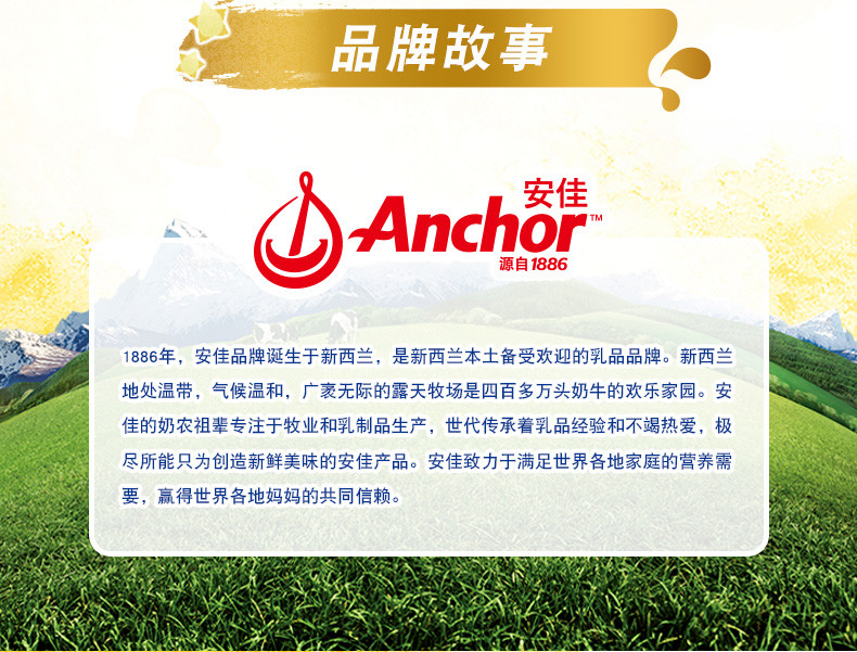 新西兰进口牛奶 安佳Anchor奇异果味奶 纯牛奶 250ml*4