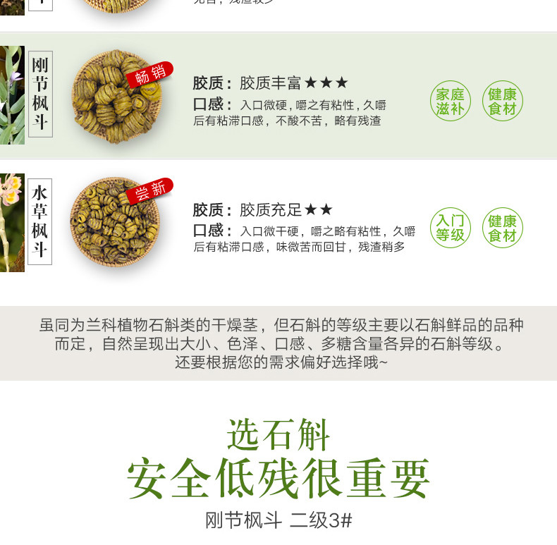 北京同仁堂石斛枫斗干品刚节枫斗/二级3#/80克正品