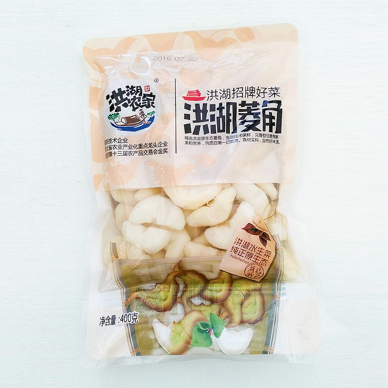 洪湖农家旗舰店泡菱角米湖北特产鲜菱角400g新鲜蔬菜洪湖特产菱角