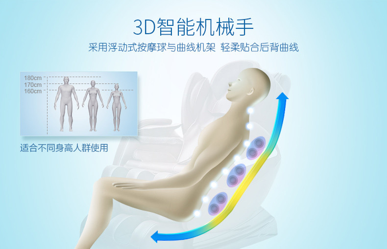 南极人按摩椅家用全身太空舱全自动多功能揉捏按摩器电动沙发椅