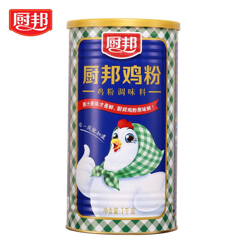 厨邦鲜浓鸡粉厨房调料香鲜味鸡汁调味料罐装鸡精粉鲜香1kg*1罐