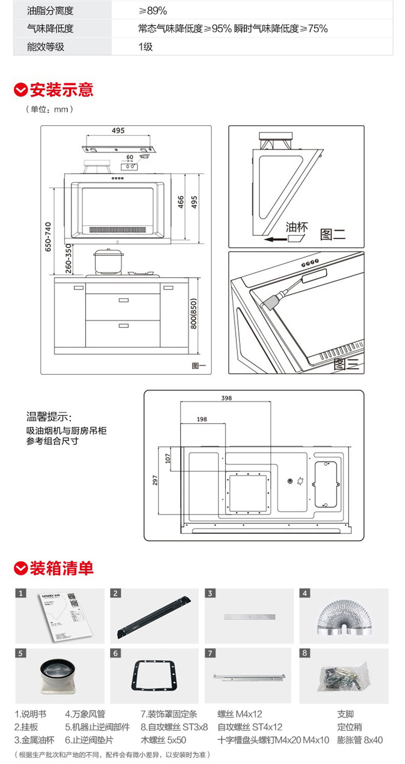 Leader/统帅 CXW-200-IC7201侧吸式抽吸油烟机大吸力