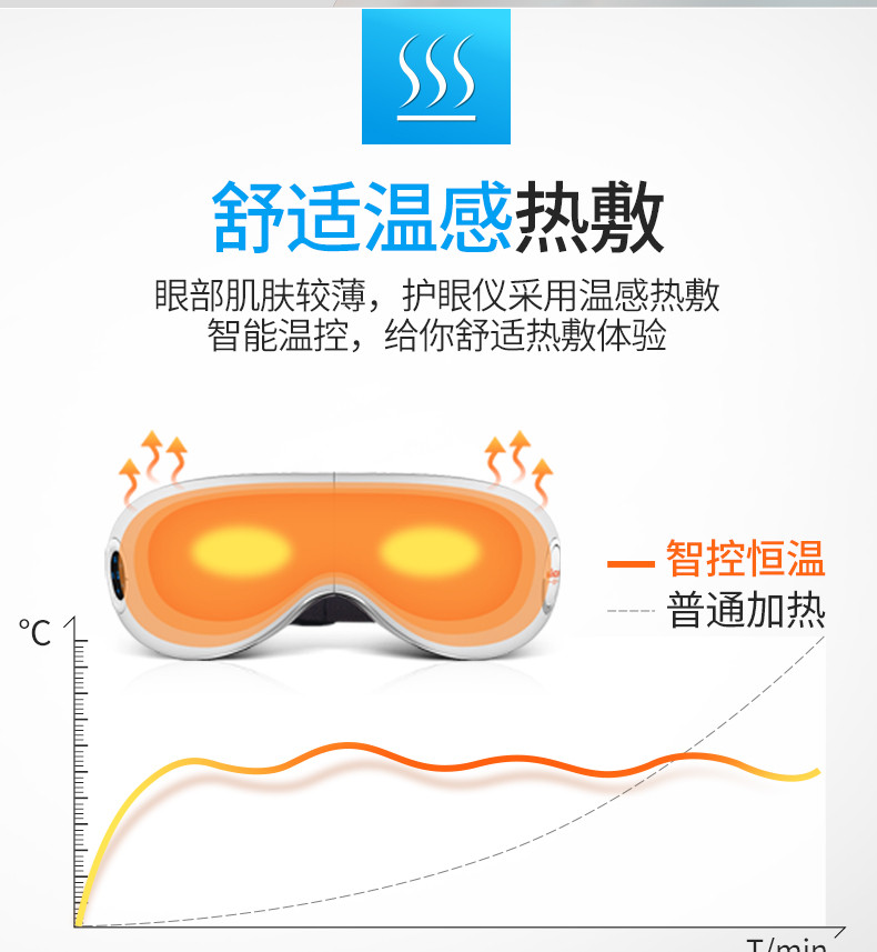 茗振眼部按摩仪近视护眼保仪热敷矫正护理视力疲劳恢复眼睛按摩器