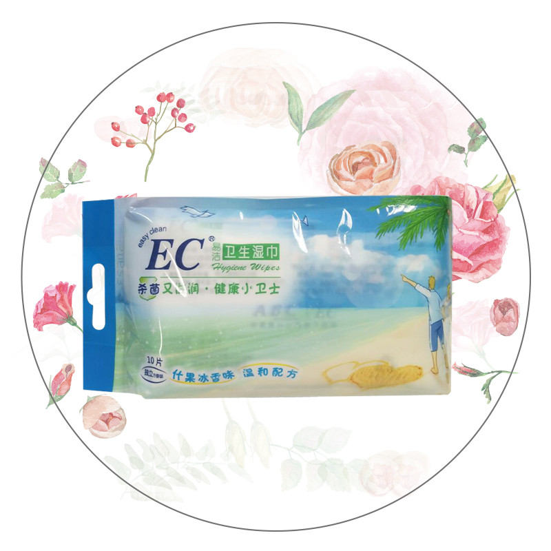 ABC EC易洁什果冰雪味湿巾卡通包装P05