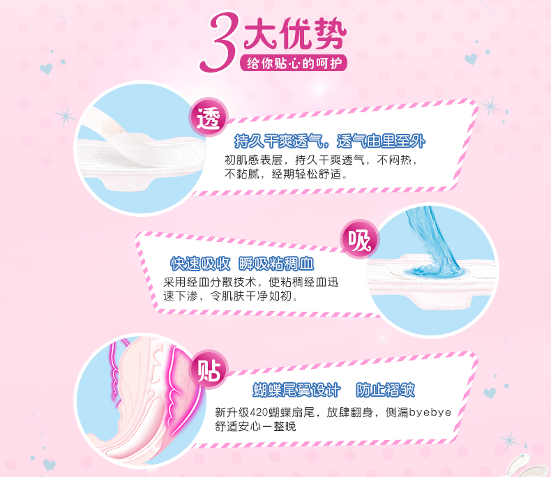 sofy/苏菲卫生巾超熟睡棉柔亲肤420mm4片J薄0.1 230mm5片夜用20包组合 轻薄 透气