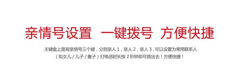 易丰（Ephone）E61VS 电信2G老人手机老人机  电信老年版 白色