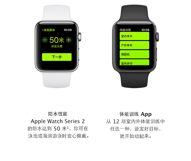 Apple Watch Sport Series2智能手表 38毫米金色铝金属表壳搭配砖青色运动型