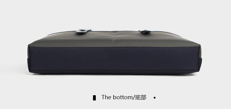 可诺新款时尚男士商务手提包撞色公文包单肩包帆布包公文包710-1