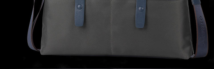 可诺新款时尚男士商务手提包撞色公文包单肩包帆布包公文包710-1