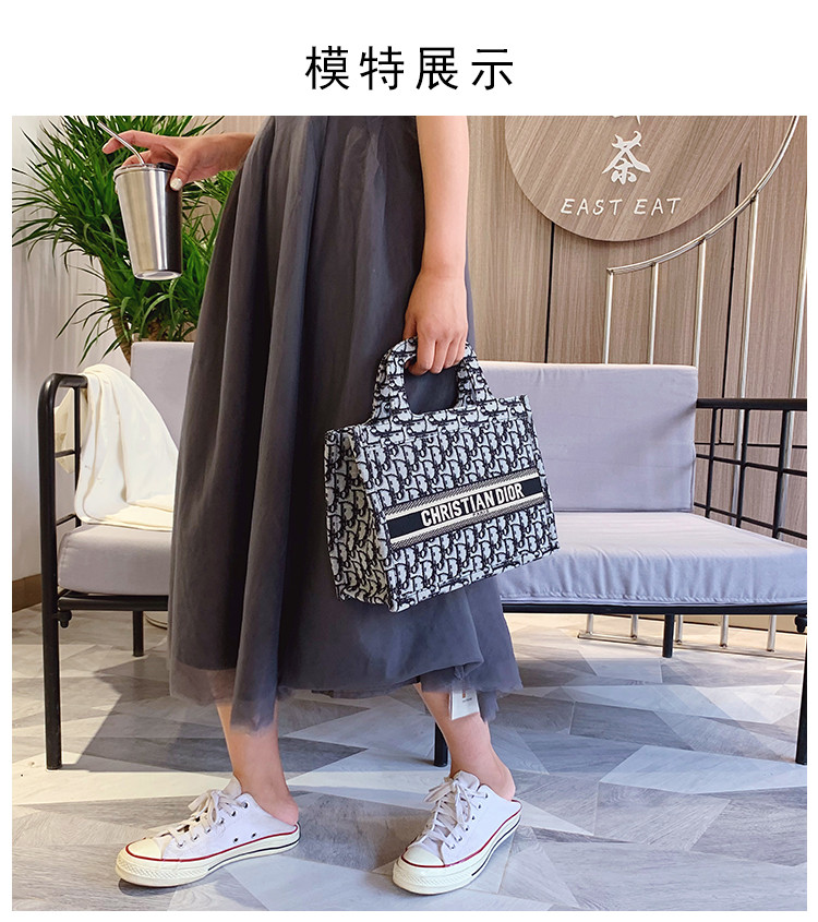 明星同款包包女2021韩版新款刺绣托特包手提大包大容量女包休闲潮