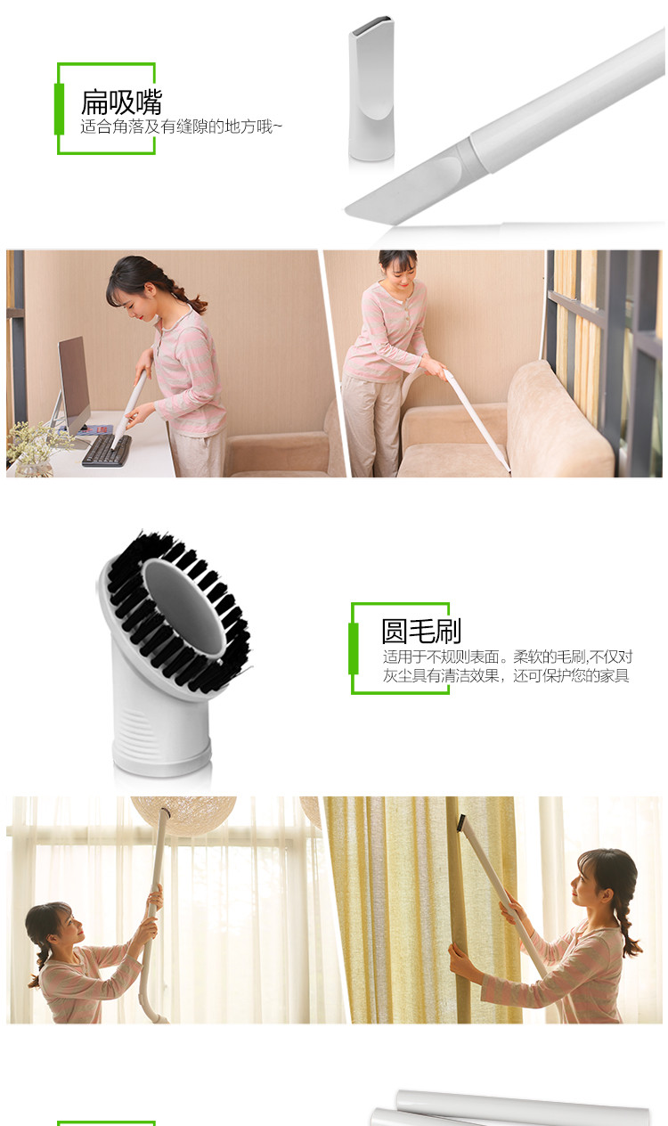 海尔/Haier 卧式吸尘器 家用手持吸尘器大吸力大功率吸尘机 ZWDJ1000-2102C