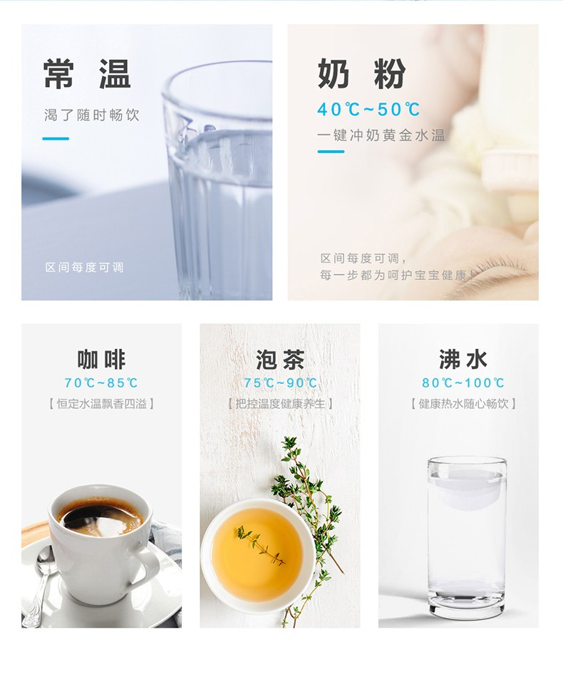 海尔/Haier 净水机 家用净饮一体机 反渗透迷你直饮机 免安装 加热饮水机 HRO7558-3