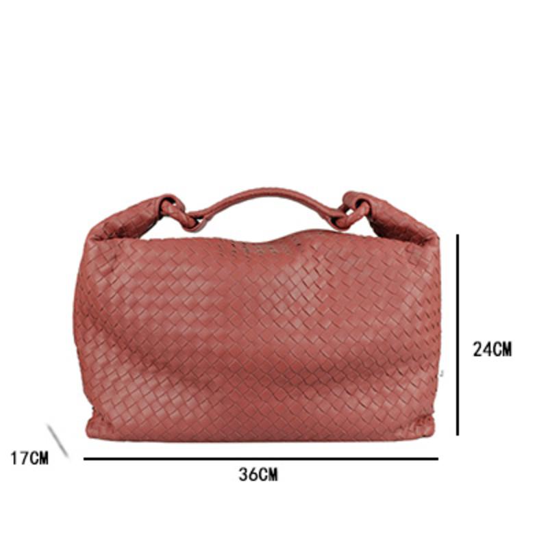 BOTTEGA VENETA 葆蝶家 羊皮女士编织手拿包 172918 粉色