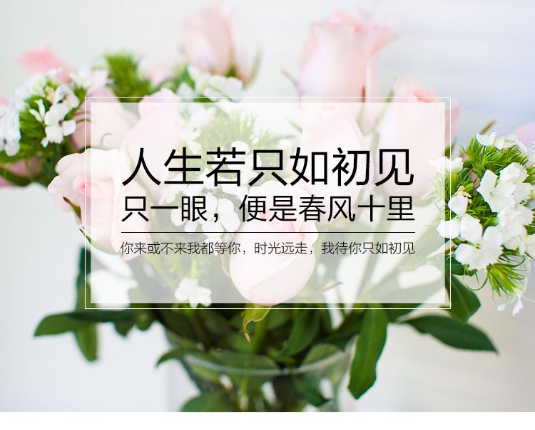 【北京馆】鲜花礼盒 追爱初心  追爱热恋系列