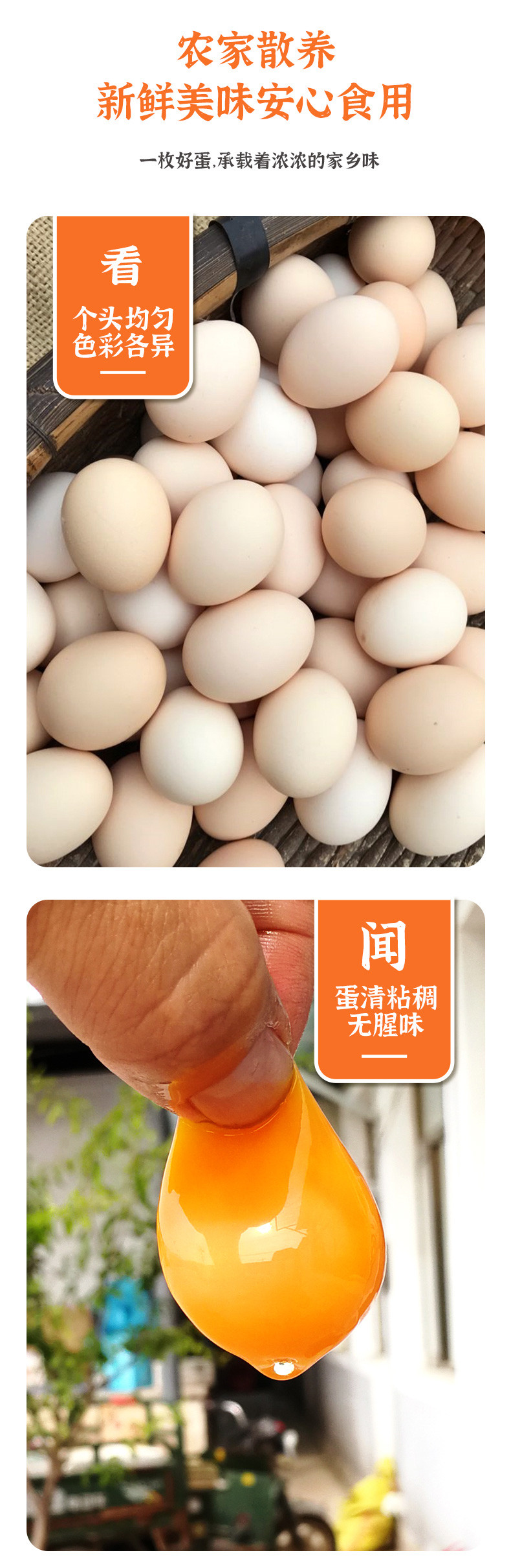  邮政农品 【北京优农】密之蓝天农家散养柴鸡蛋20枚