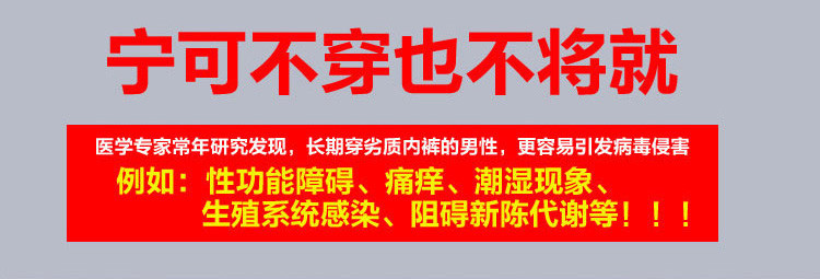 玫瑰艾柏妮 新款英国卫裤官方正品vk26颗磁石男保健内裤磁疗莫代尔平角