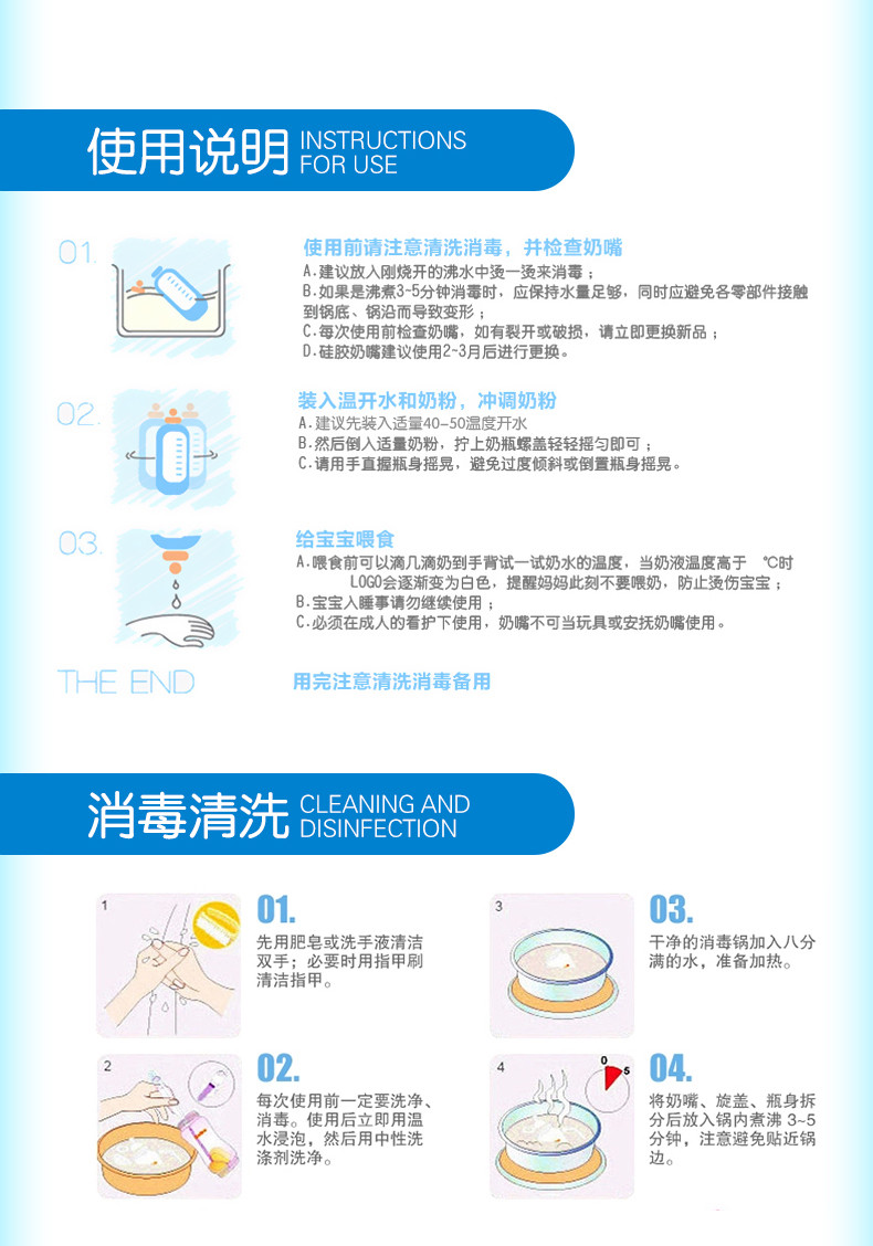 玫瑰艾柏妮 大耳朵PPSU儿童水壶吸管宝宝防漏喝水饮水壶 小孩背带水壶大容量NP011