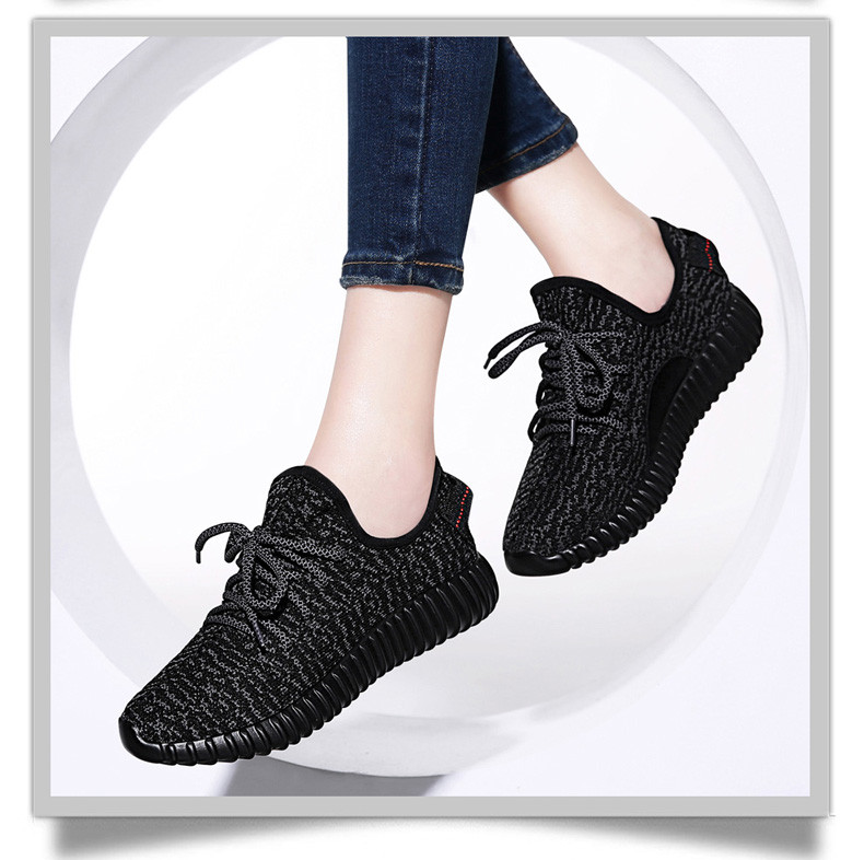 古奇天伦8437夏季新款板鞋韩版女网面透气时尚舒适运动女鞋中跟系带单鞋潮