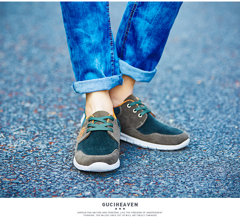 古奇天伦A6F017男鞋帆布鞋男士运动休闲鞋潮流夏季韩版潮鞋布鞋学生鞋子
