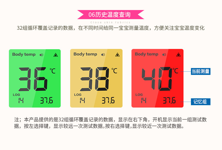 卓辰体温枪 红外线电子体温枪 婴儿宝宝温度计 儿童体温计 耳温枪 额温枪 家庭用【全国包邮】【新款】