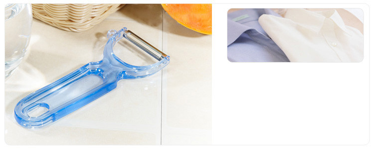 茶花  CH2220 削皮刀 塑料 透明水果果皮刀