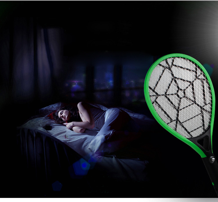 大号多功能充电式家用电蚊拍LED灯灭蚊器蚊子拍蜘蛛网面