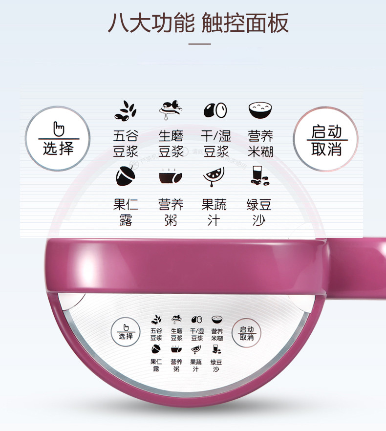 九阳  DJ12R-A03SG 家用多功能全自动豆浆机