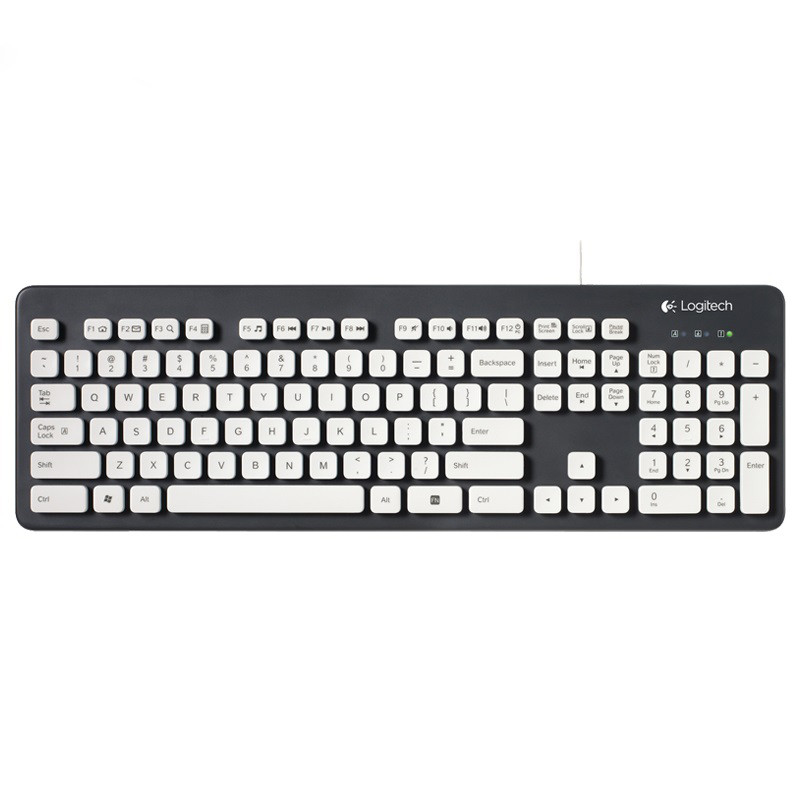 台式有线键盘 电脑笔记本键盘 家用可水洗悬浮设计键盘