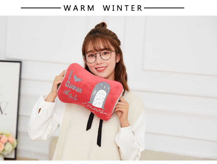 冬季卡通热水袋  暖手宝 办公室家用 韩版可拆洗电热暖手宝