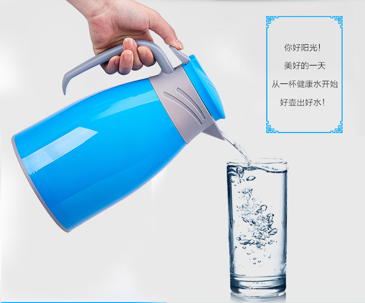 鼎盛家用保温壶 双层玻璃内胆保温热水壶   暖水壶1.0L