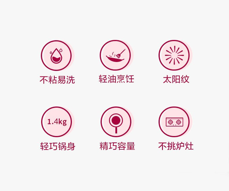 美的/MIDEA 平底锅 不粘煎锅 家用煎饼煎蛋牛排锅