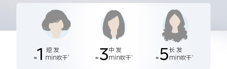 美的/MIDEA 家用大功率负离子吹风机FG3