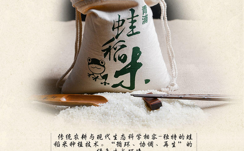 蛙稻米 绿色 600 大米 2kg