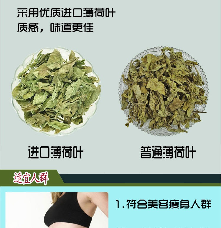 【顺康堂】咸薄荷叶薄荷茶 盒装