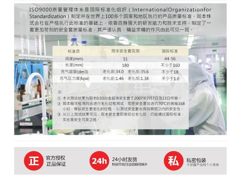 冈本避孕套极限超薄纯+激薄（共20片） 安全套 原装进口Okamoto