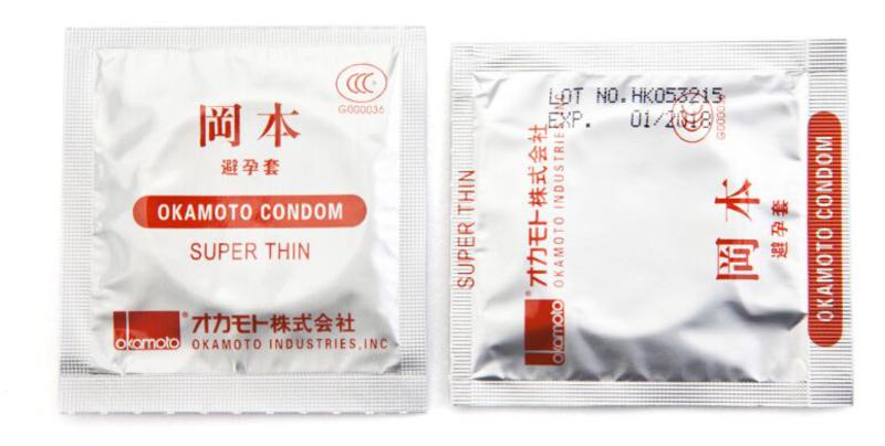 冈本避孕套极限纯+激薄（共13片）  原装进口Okamoto