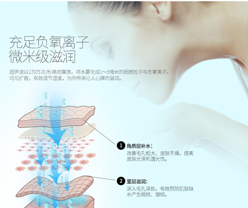 德尔玛F100仙人掌加湿器家用静音卧室孕妇办公室空气净化器迷你香薰机