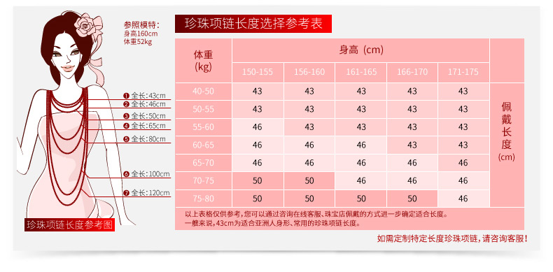 千足珍珠 梦涟 四面光 近正圆强亮9-10mm淡水珍珠项链送妈妈