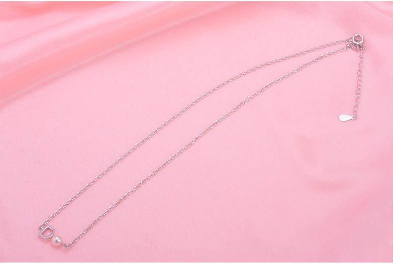 千足珍珠璃芽4.5-5mm净白润泽淡水珍珠吊坠