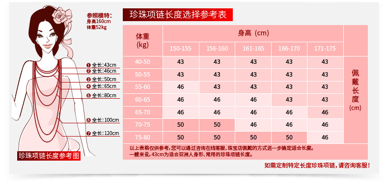 千足珍珠 赋灵 强光微瑕7.5-8.0mm 高档淡水珍珠毛衣链160cm送礼 白色 160cm