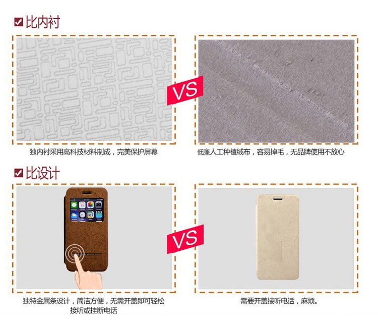 I-CUE 艾可优 IP51 苹果6手机开窗皮套4.7寸