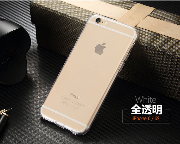 艾可优 WF-041iphone6手机壳 透明来电闪苹果6plus手机保护套 6S小蛮腰硅胶外壳