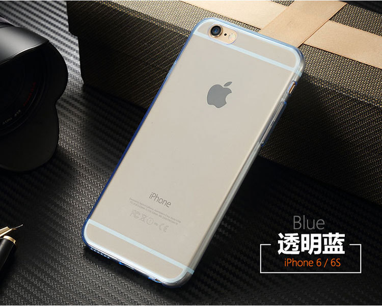 艾可优 WF-041iphone6手机壳 透明来电闪苹果6plus手机保护套 6S小蛮腰硅胶外壳