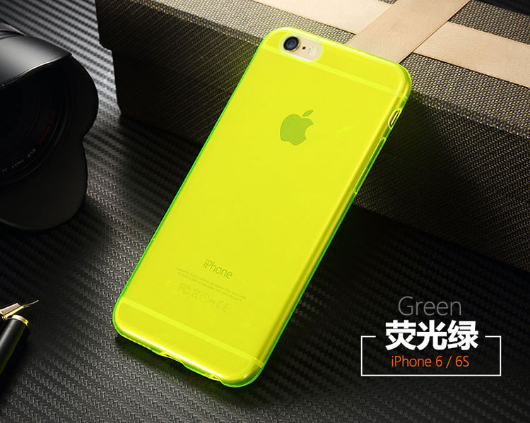 艾可优 WF-040iphone6手机壳 苹果6plus硅胶保护套 6s/5s来电闪tpu透明薄软壳