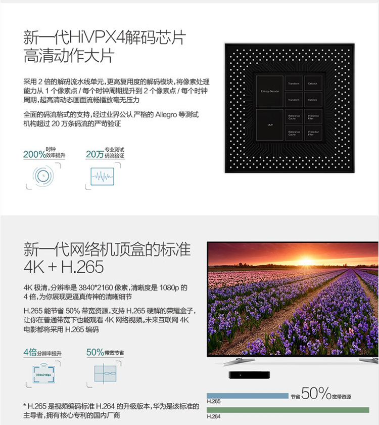 Huawei/华为 荣耀盒子M321 高清网络机顶盒 电视盒子 华为机顶盒