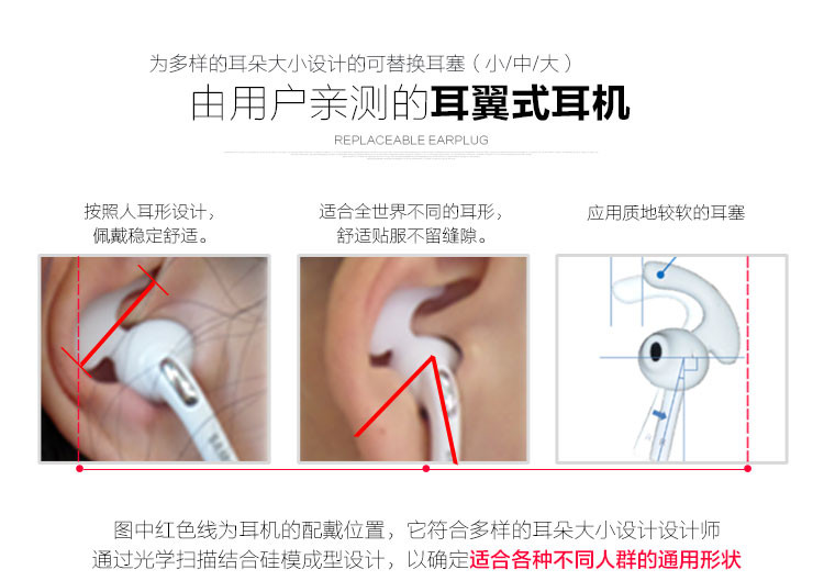 三星 EG920L 原装入耳式立体声线控运动耳机