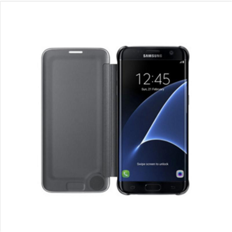 三星S7原装手机壳 S7原装皮套 Galaxy S7智能镜面保护壳 翻盖休眠 S7直屏