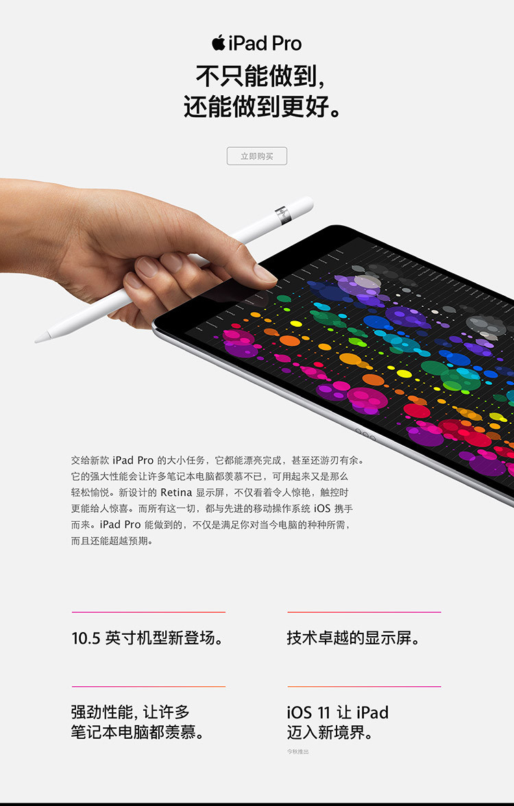 苹果 iPad Pro 平板电脑 12.9英寸  256G wifi版